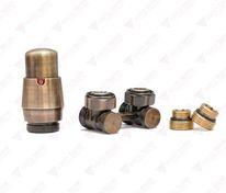 Комплект радиаторный угловой 3/4"-3/4" Premium Eleganckie античная латунь