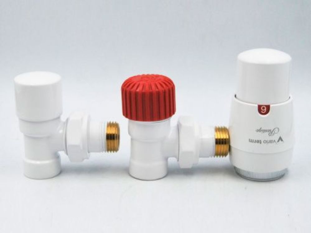 Комплект подкл. радиатора угловой 1/2"х1/2" Vario ROYAL хром 